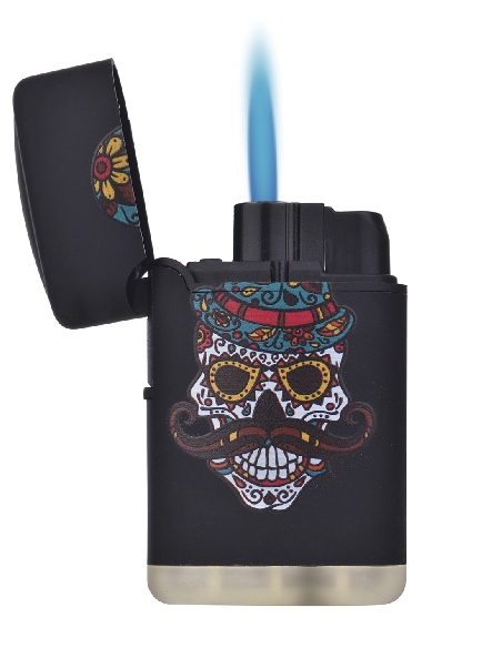 Briquet Torche Skull & Moustache