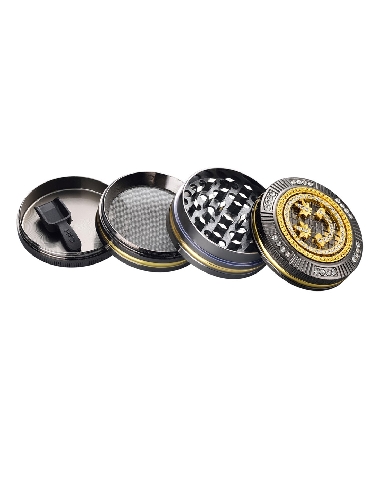 Grinder Métal 4 Parties Bling Bling Smiley 50mm