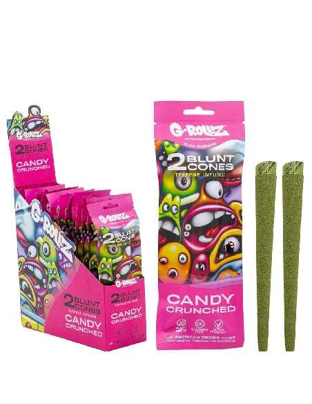 G-Rollz Blunts Candy Crunched Pré-Roulés (2pces)