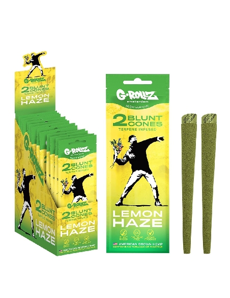G-Rollz Blunts Lemon Haze Pré-Roulés (2pces)