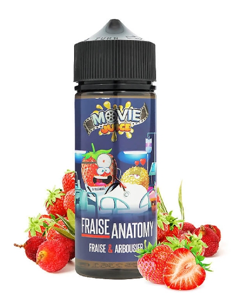 Fraise Anatomy Movie Juice 100ml Shortfill 120ml