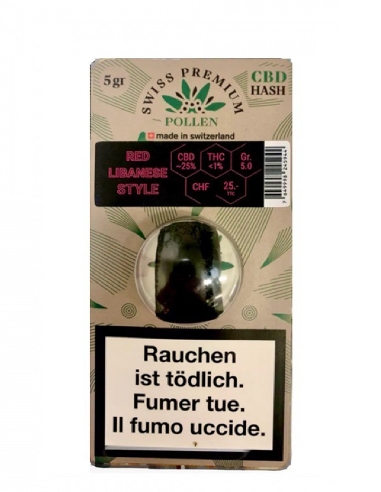 Swiss Premium Pollen Red Libanese Style 5g