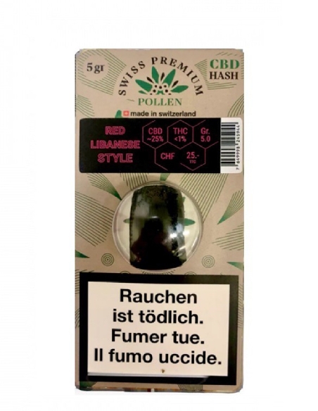 Swiss Premium Pollen Red Libanese Style 5g