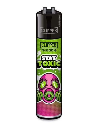Clipper Girly Slogan Stay Toxic