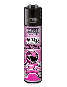 Clipper Girly Slogan I Make Boys Cry