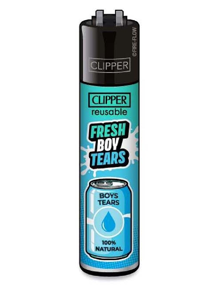 Clipper Girly Slogan Fresh Boy Tears