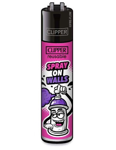 Clipper Slappy Slogan Spray on Wall