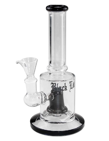 Bong Black Leaf Percolateur Douche Noir 21cm