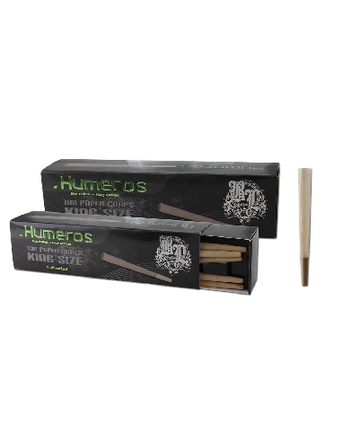 Cône Pré-roulé Black Leaf  Humeros Unbleached King Size 100pces