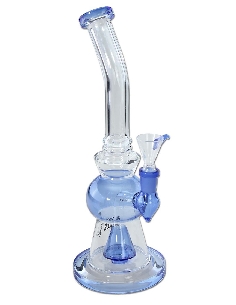 Bong Black Leaf Percolateur Bleu Ciel 29cm