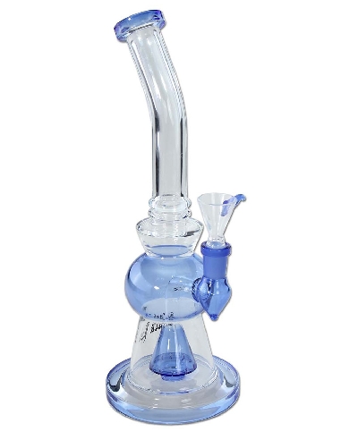 Bong Black Leaf Percolateur Bleu Ciel 29cm