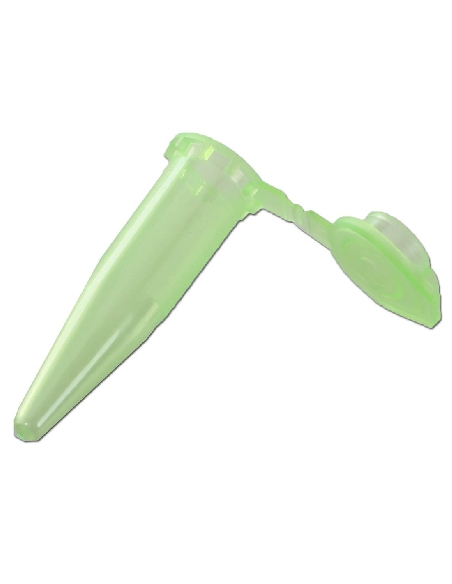Microtube Vert 0,5ml avec couvercle (10pces)