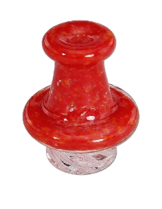 Carb Cap Spinner en Verre Rouge