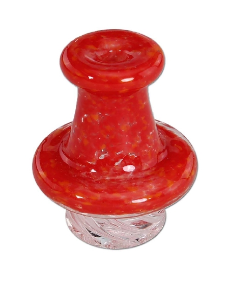 Carb Cap Spinner en Verre Rouge