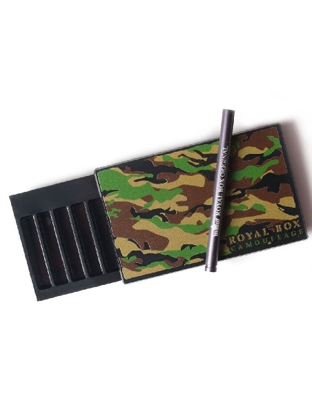 Royal Box Snuff Noir Camouflage avec Tube