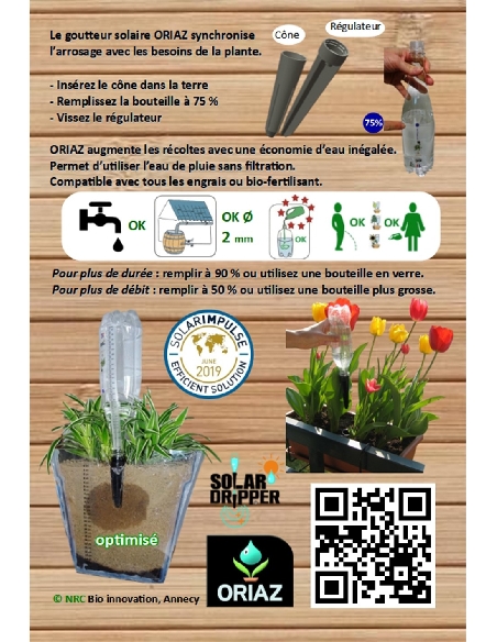 Oriaz Goutteur Solaire