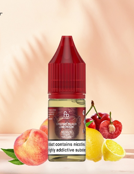 RandM Tornado Cherry Peach Lemonade Eliquid NicSalt 20mg/ml 10ml