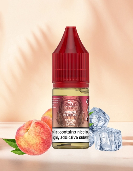 RandM Tornado Summer Peach Ice Eliquid NicSalt 20mg/ml 10ml