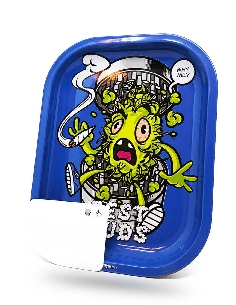 Plateau à Mix Best Buds Why Me (avec Carte Grinder Magnétique) 18x14cm