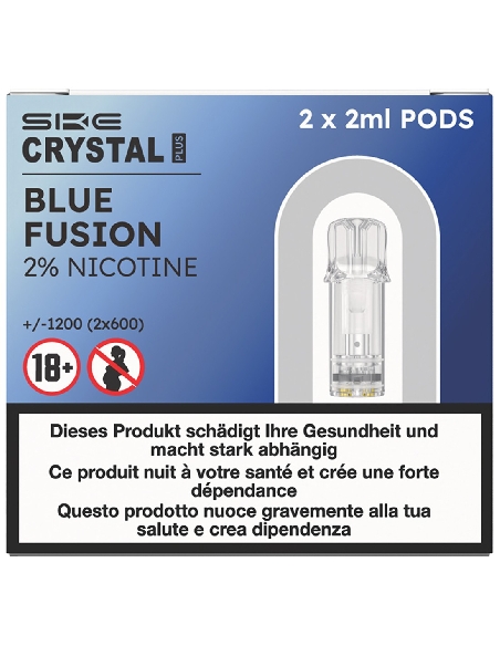SKE Crystal Plus Pods Blue Fusion 2ml