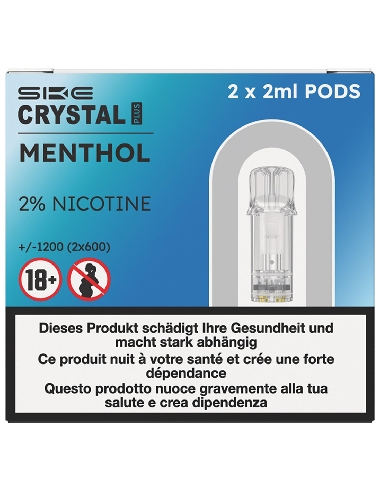 SKE Crystal Plus Pods Menthol 2ml