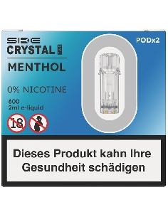 SKE Crystal Plus Pods Menthol 2ml sans nicotine