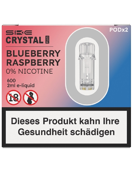 SKE Crystal Plus Pods Blueberry Raspberries 2ml sans nicotine