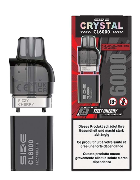 SKE Crystal CL6000 Refill Kit Fizzy Cherry
