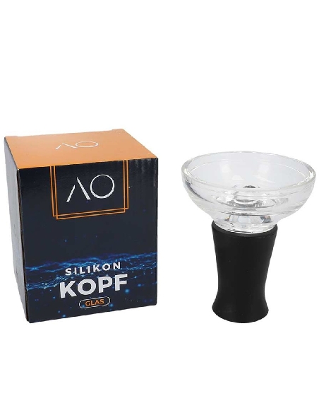 AO Foyer Phunnel Verre Silicone Noir
