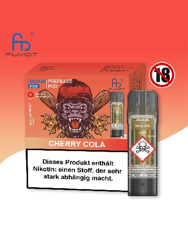 RandM Tornado Cherry Cola Pods (2 pces)