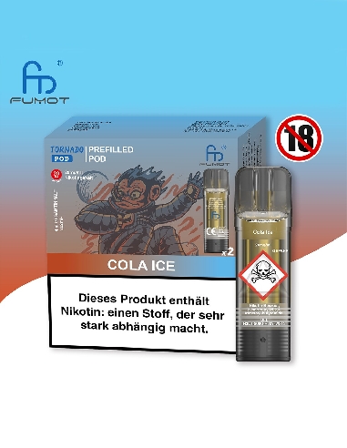 RandM Tornado Cola Ice Pods (2 pces)