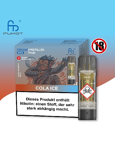 RandM Tornado Cola Ice Pods (2 pces)