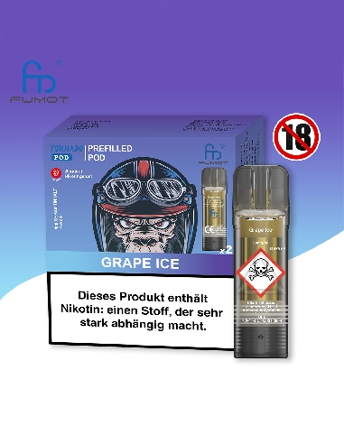 RandM Tornado Grape Ice Pods (2 pces)