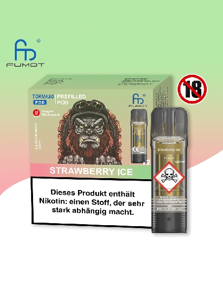 RandM Tornado Strawberry Ice Pods (2 pces)