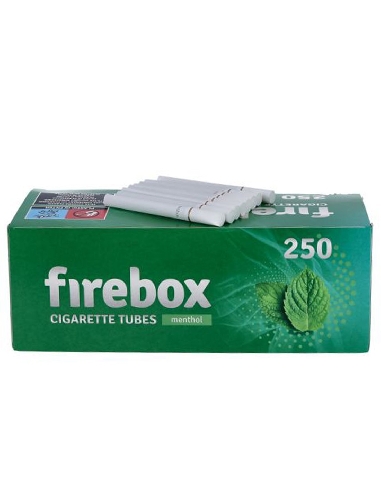 Firebox Menthol Cigarette Tubes Classic King Size Filtre 250pces
