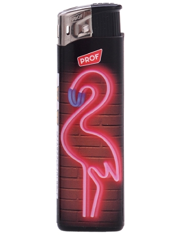 Briquet Électronique Neon Flamingo Rechargeable