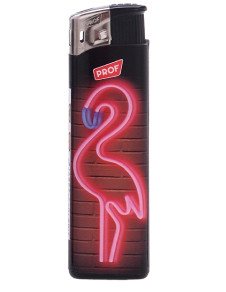 Briquet Électronique Neon Flamingo Rechargeable