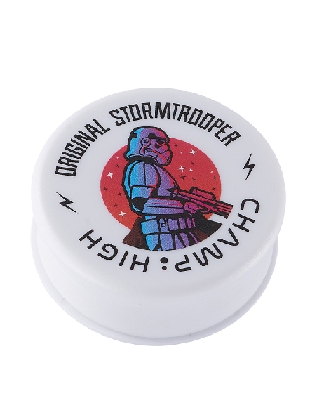 Grinder Plastique Storm Trooper Blanc 3 parties 60mm