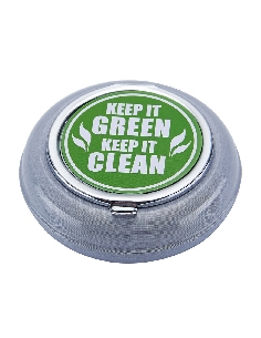 Cendrier Portable "Keep it Green" White