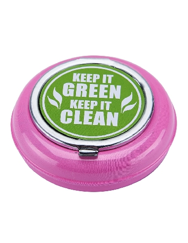 Cendrier Portable "Keep it Green" Pink