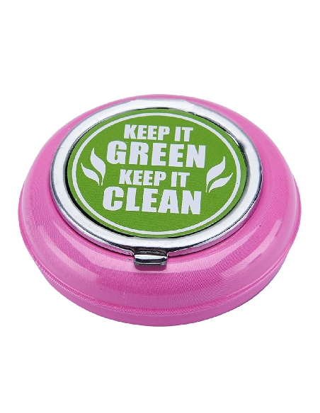 Cendrier Portable "Keep it Green" Pink