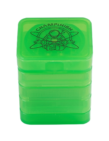 Grinder Plastique Carré Vert 4 parties 40mm