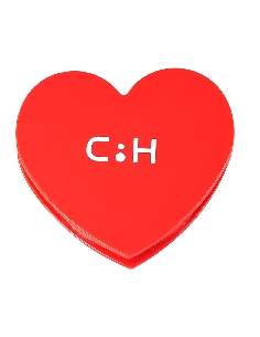 Grinder Plastique Coeur Rouge 2 parties 42mm