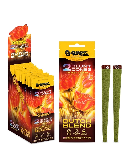 G-Rollz Blunts Dutch Blend Pré-Roulés (2pces)