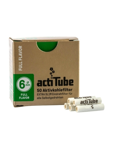 Filtres ActiTube Extra Slim 6mm 50pces