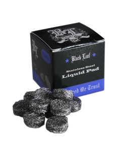 Black Leaf 10 Edelstahl-Tropfkissen Ø 12mm (10Stk)