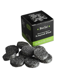 Black Leaf 10 Edelstahl-Tropfkissen Ø 18mm (10Stk)