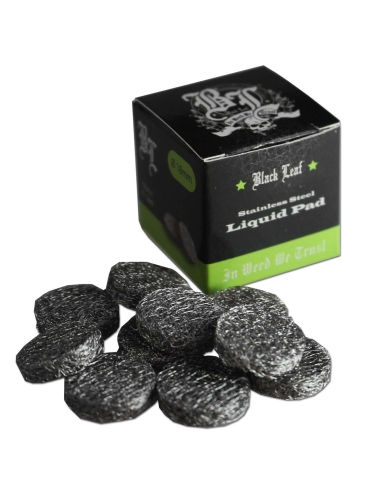 Black Leaf 10 Edelstahl-Tropfkissen Ø 18mm (10Stk)