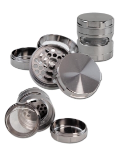 Metallgrinder 4-teilig Window Grau 55mm