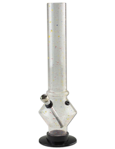 Bong Acryl Transparent Blanc 30cm